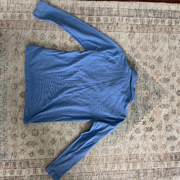 J.Crew boys long sleeve polos- set of 3 blues -size 10- excellent condition! - Picture 9 of 10